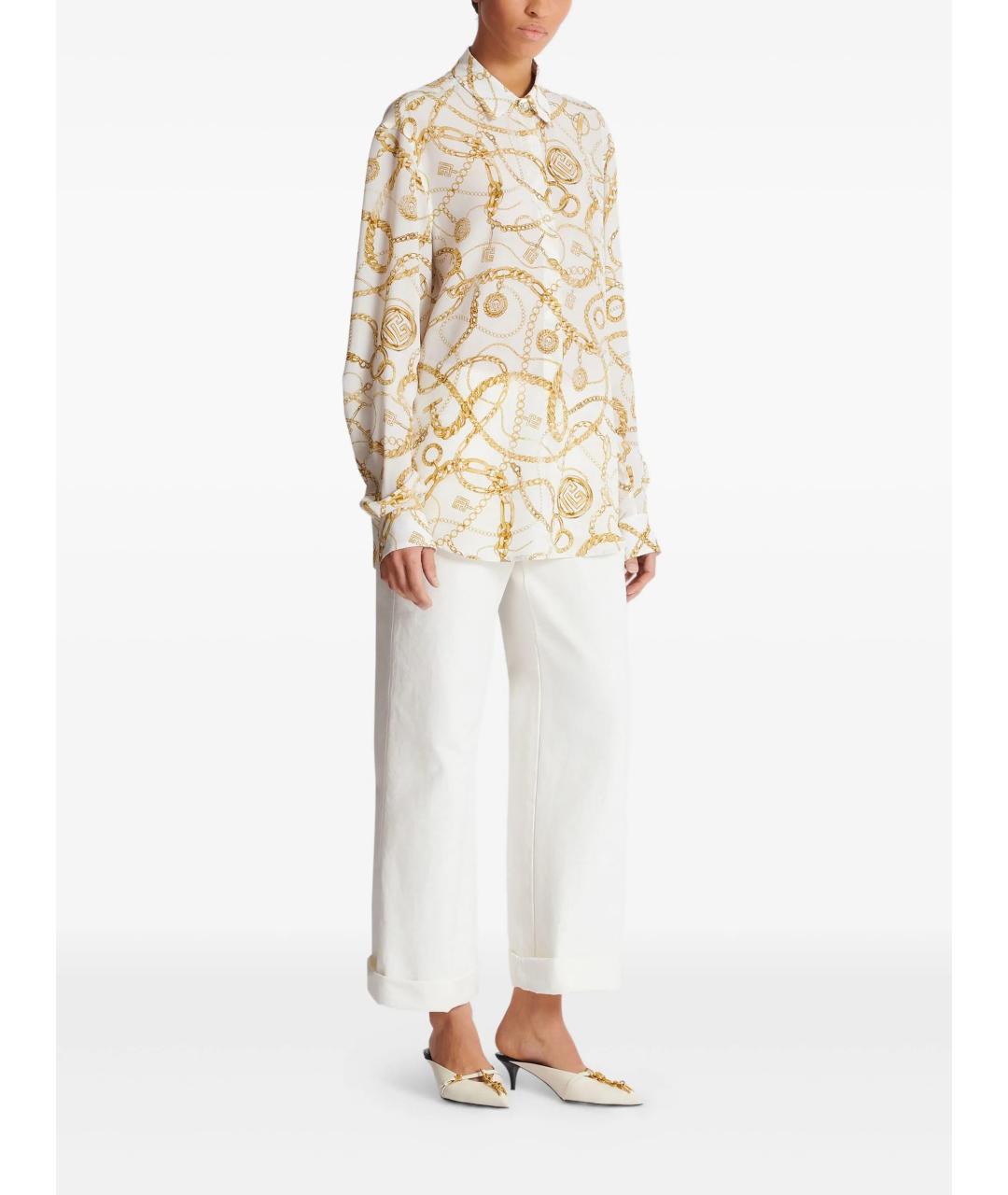 BALMAIN Мульти шелковая рубашка, фото 3