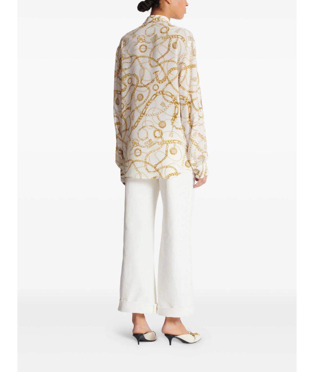 BALMAIN Мульти шелковая рубашка, фото 4