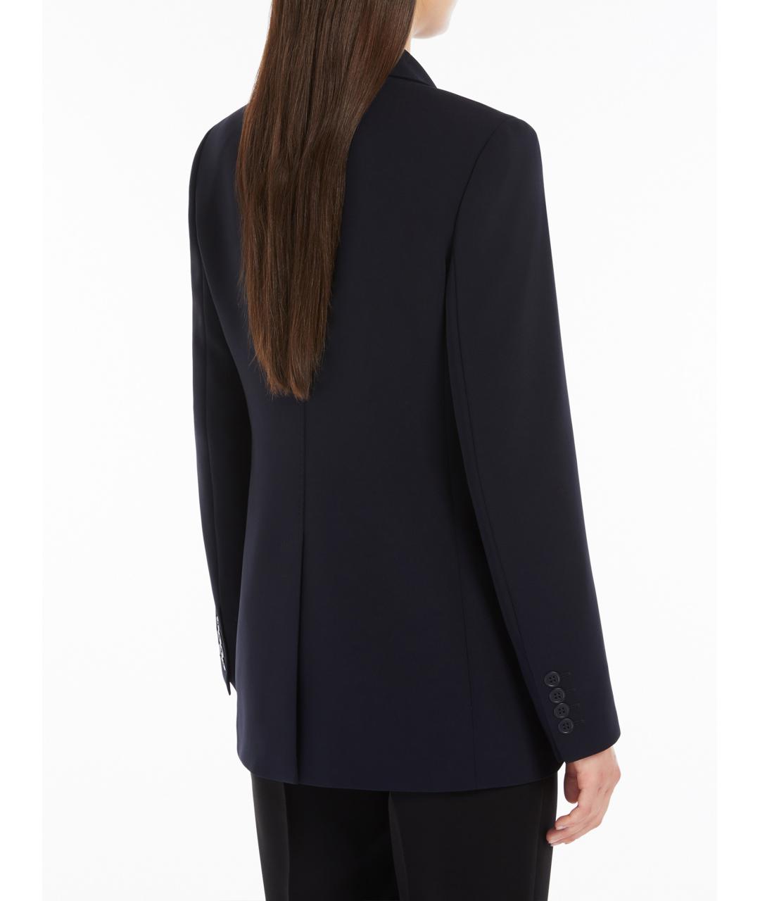 MAX MARA STUDIO Синяя полиэстеровая куртка, фото 3
