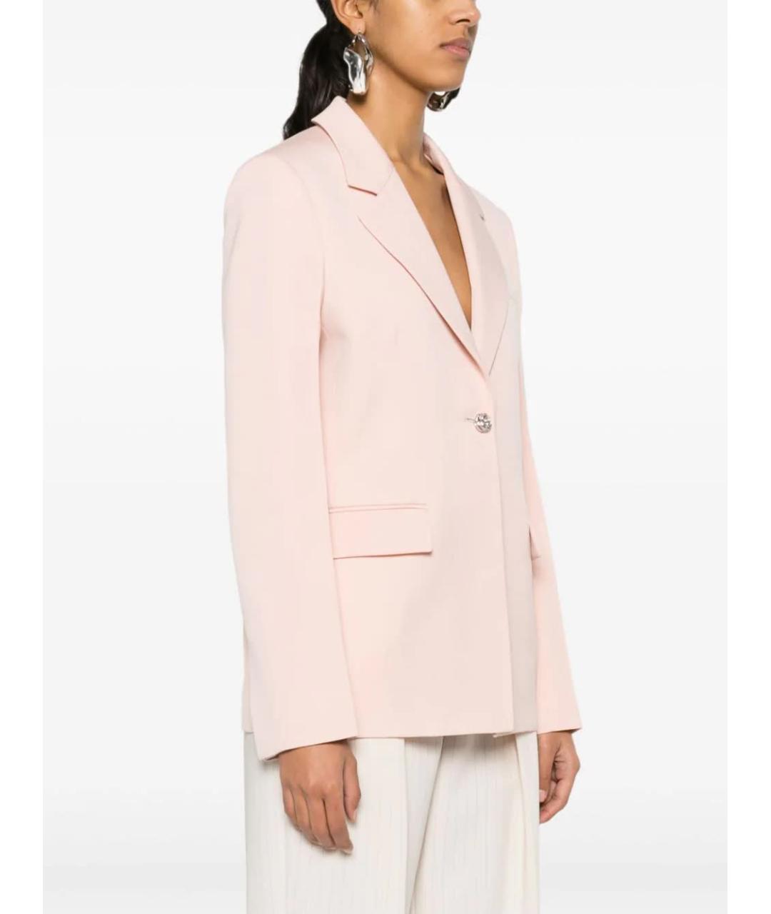 LANVIN Розовый шерстяной жакет/пиджак, фото 3