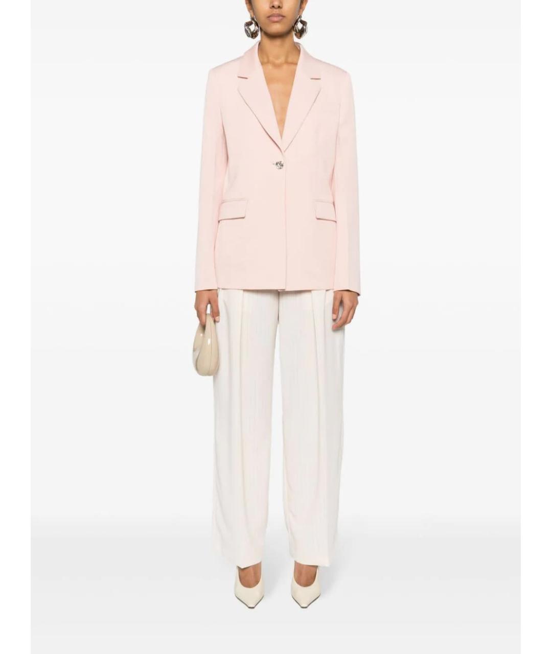 LANVIN Розовый шерстяной жакет/пиджак, фото 2