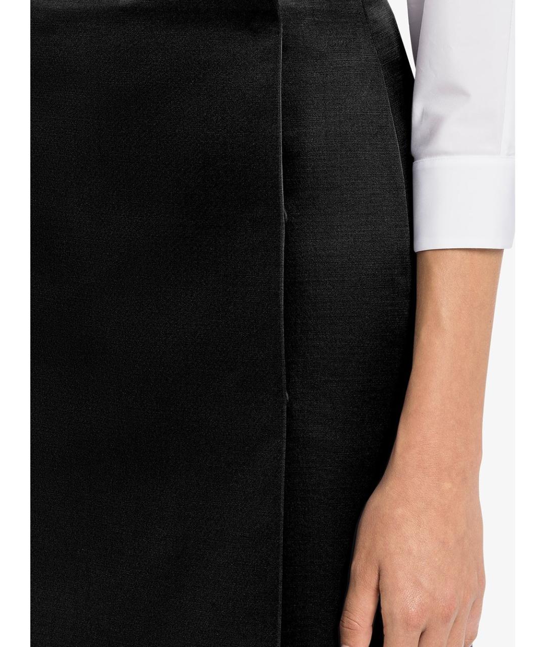 PRADA Черная юбка миди, фото 5