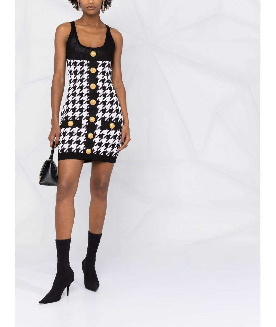 BALMAIN Мульти вискозное повседневное платье, фото 3