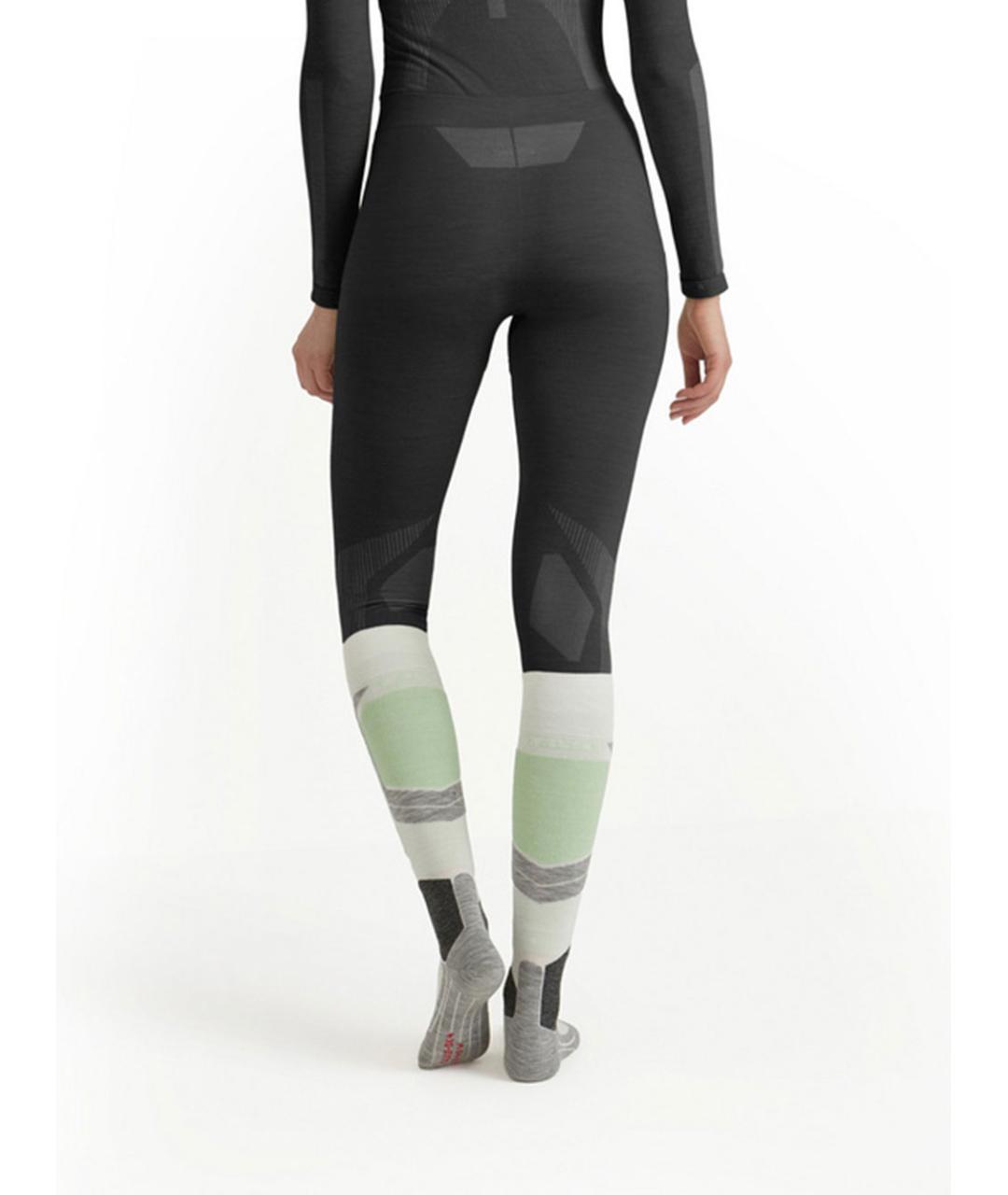 FALKE Черные шерстяные леггинсы и велосипедки, фото 3