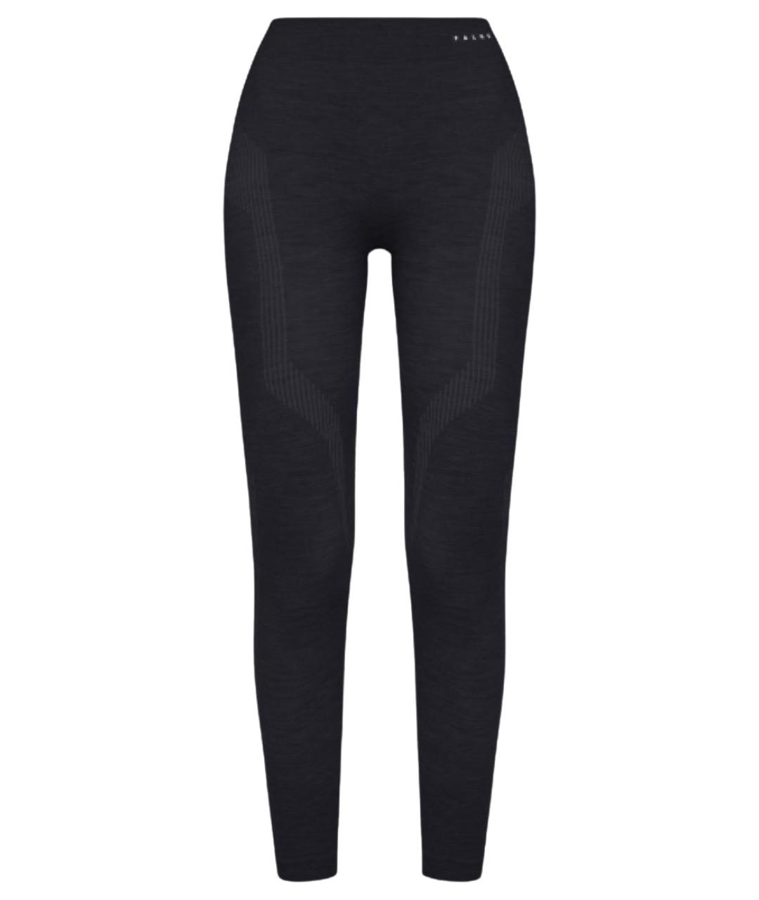 FALKE Черные шерстяные леггинсы и велосипедки, фото 1