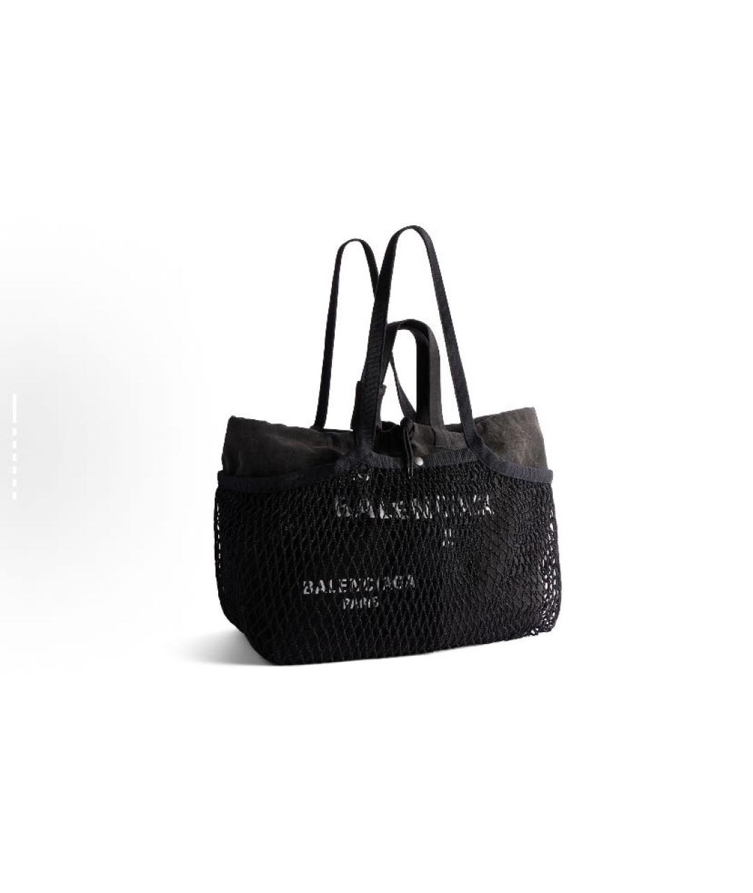 BALENCIAGA Черная синтетическая дорожная/спортивная сумка, фото 2