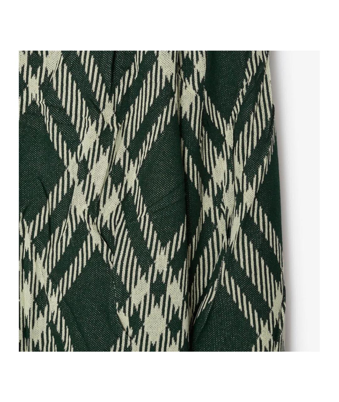 BURBERRY Зеленый кашемировый джемпер / свитер, фото 3