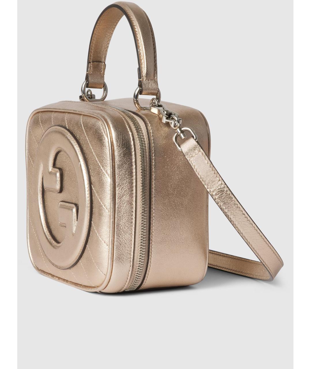 GUCCI Кожаная сумка с короткими ручками, фото 2