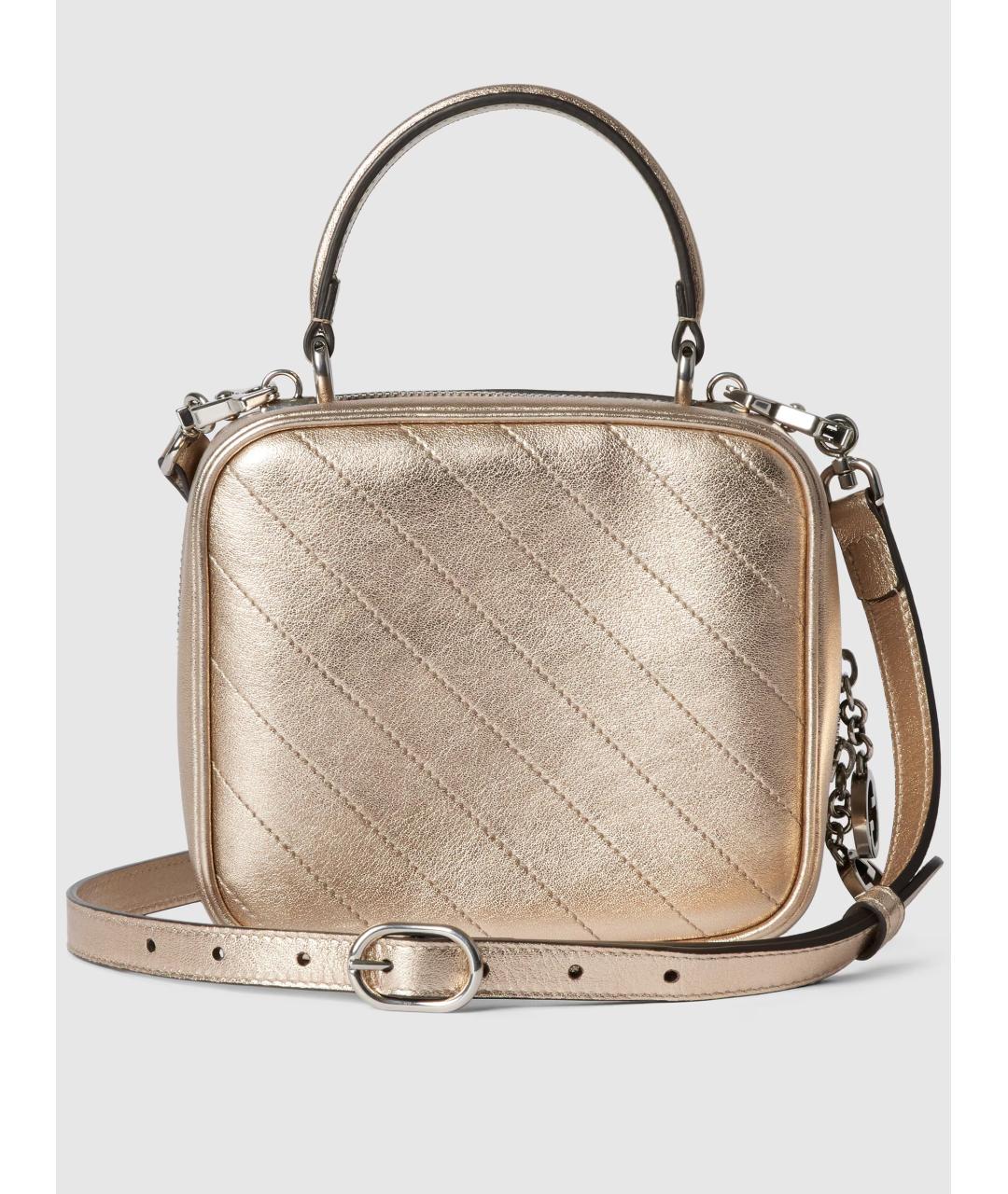 GUCCI Кожаная сумка с короткими ручками, фото 3