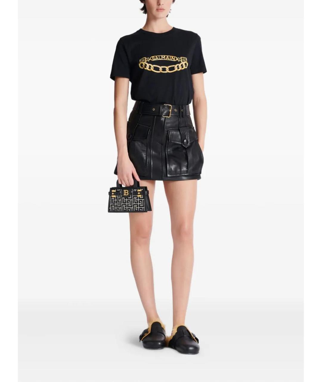 BALMAIN Мульти кожаная сумка с короткими ручками, фото 2