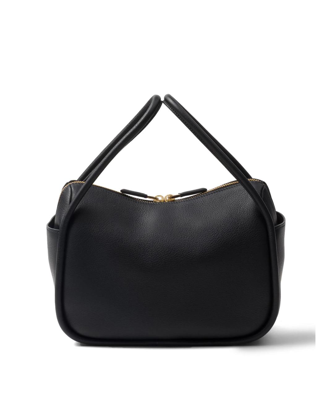 PRADA Черная кожаная сумка тоут, фото 2