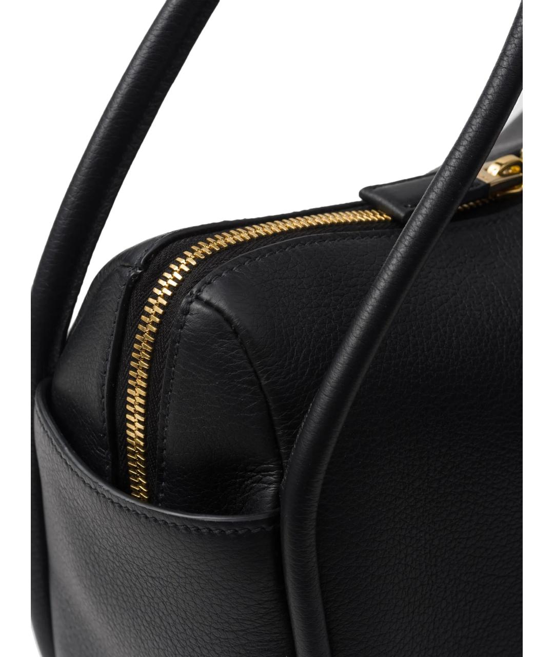 PRADA Черная кожаная сумка тоут, фото 5