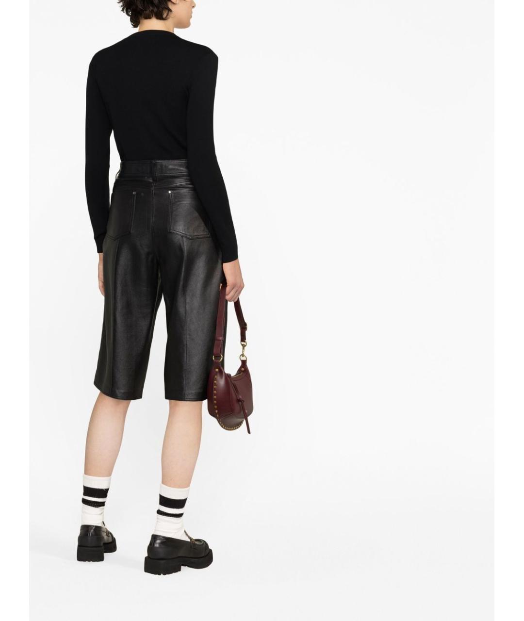 GUCCI Черный кожаный джемпер / свитер, фото 2