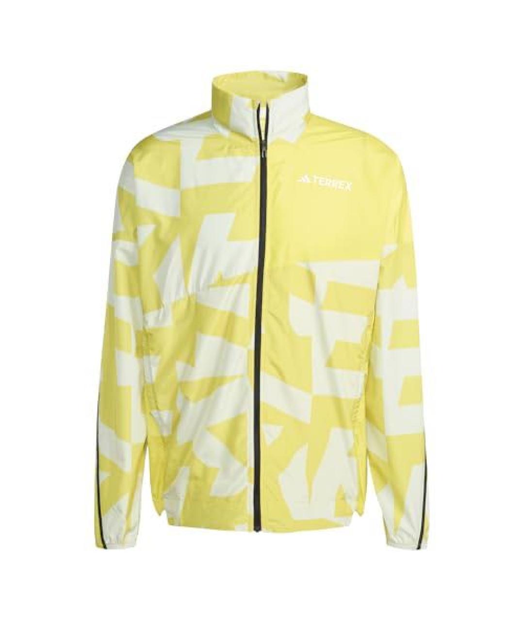 ADIDAS Желтая полиэстеровая куртка, фото 1
