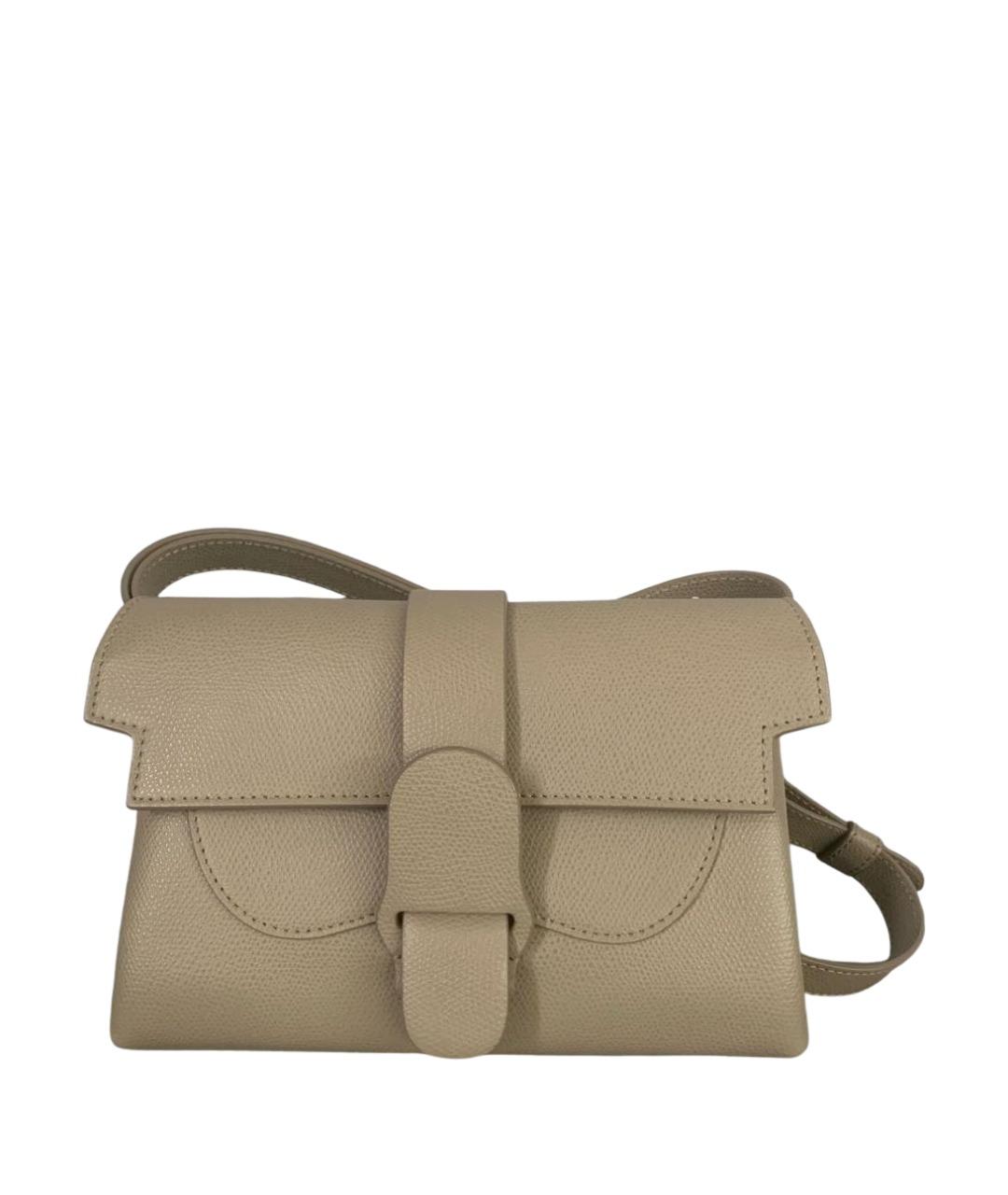 SENREVE Бежевая кожаная сумка через плечо, фото 1