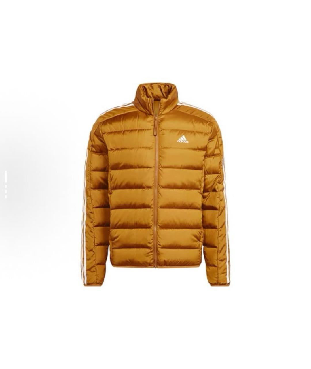 ADIDAS Горчичная полиэстеровая куртка, фото 6