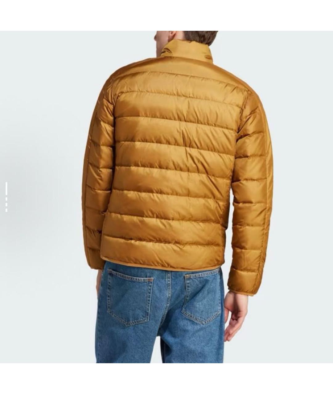 ADIDAS Горчичная полиэстеровая куртка, фото 4