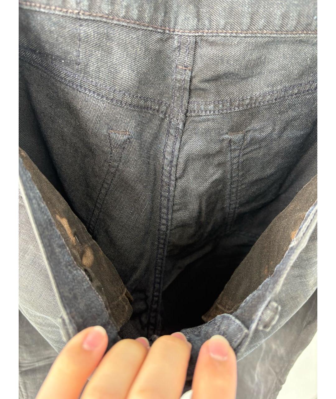 POLO RALPH LAUREN Черные хлопко-эластановые джинсы скинни, фото 7