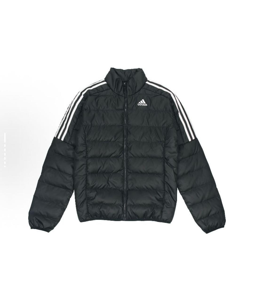 ADIDAS Черная полиэстеровая куртка, фото 6