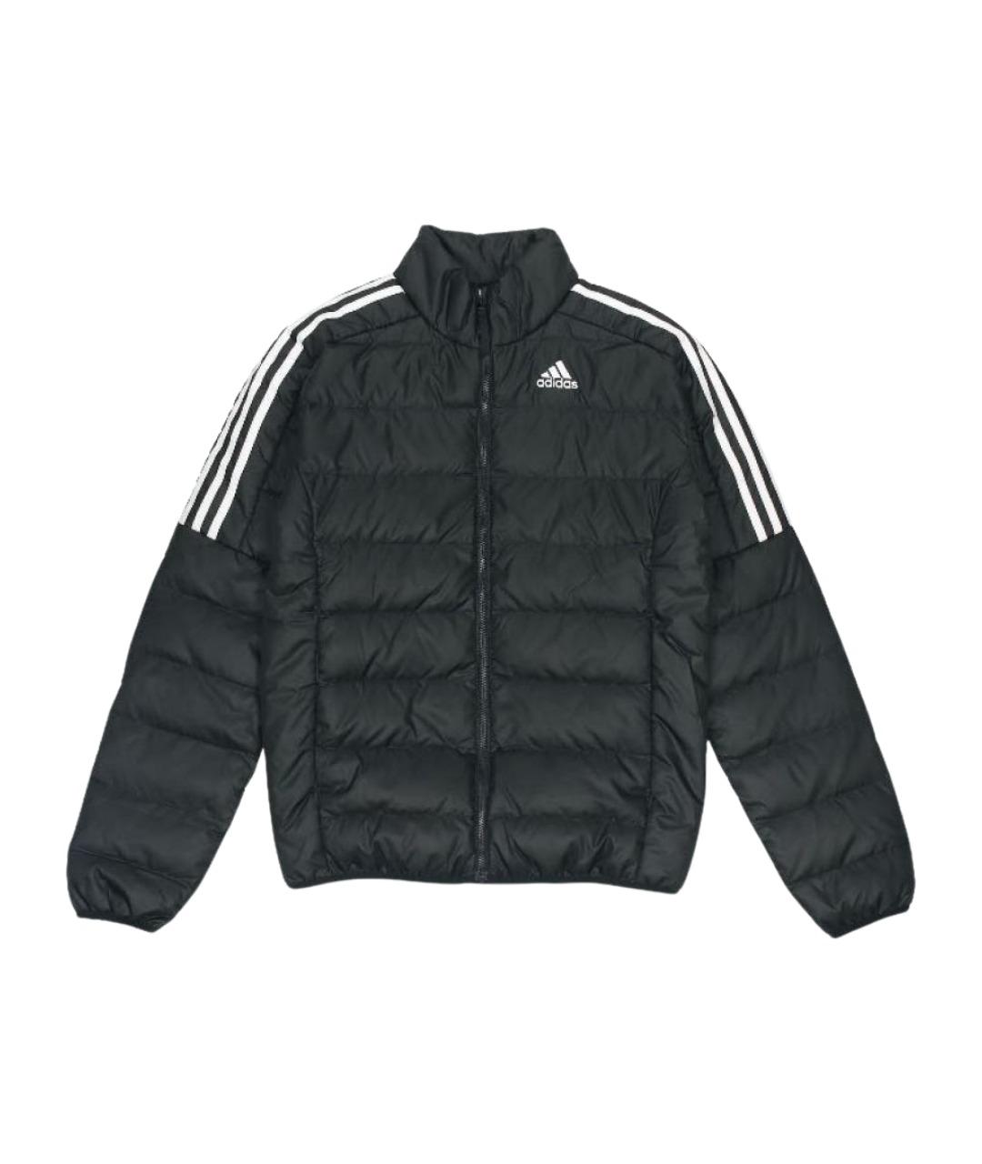ADIDAS Черная полиэстеровая куртка, фото 1