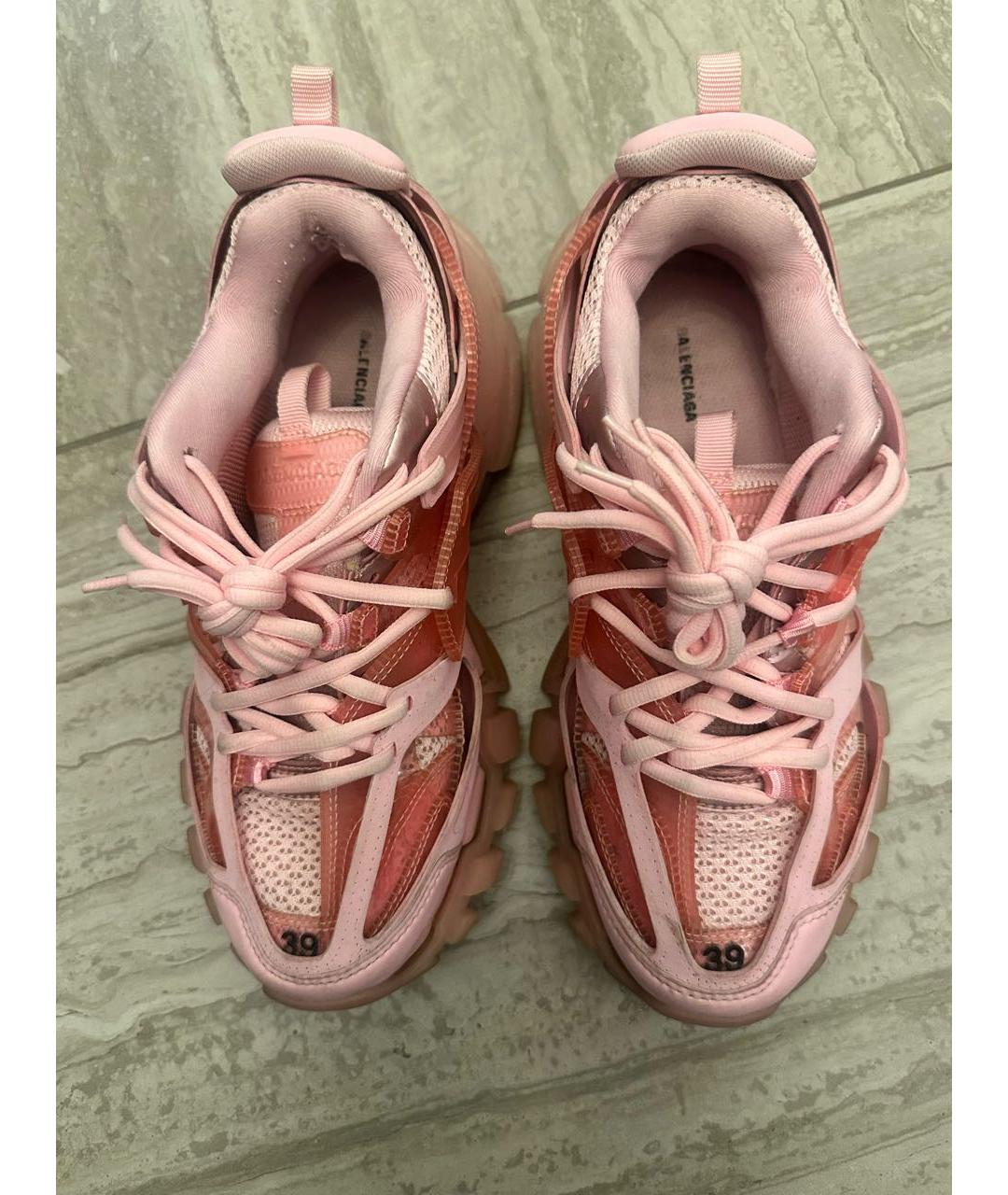 BALENCIAGA Розовые резиновые кроссовки, фото 3