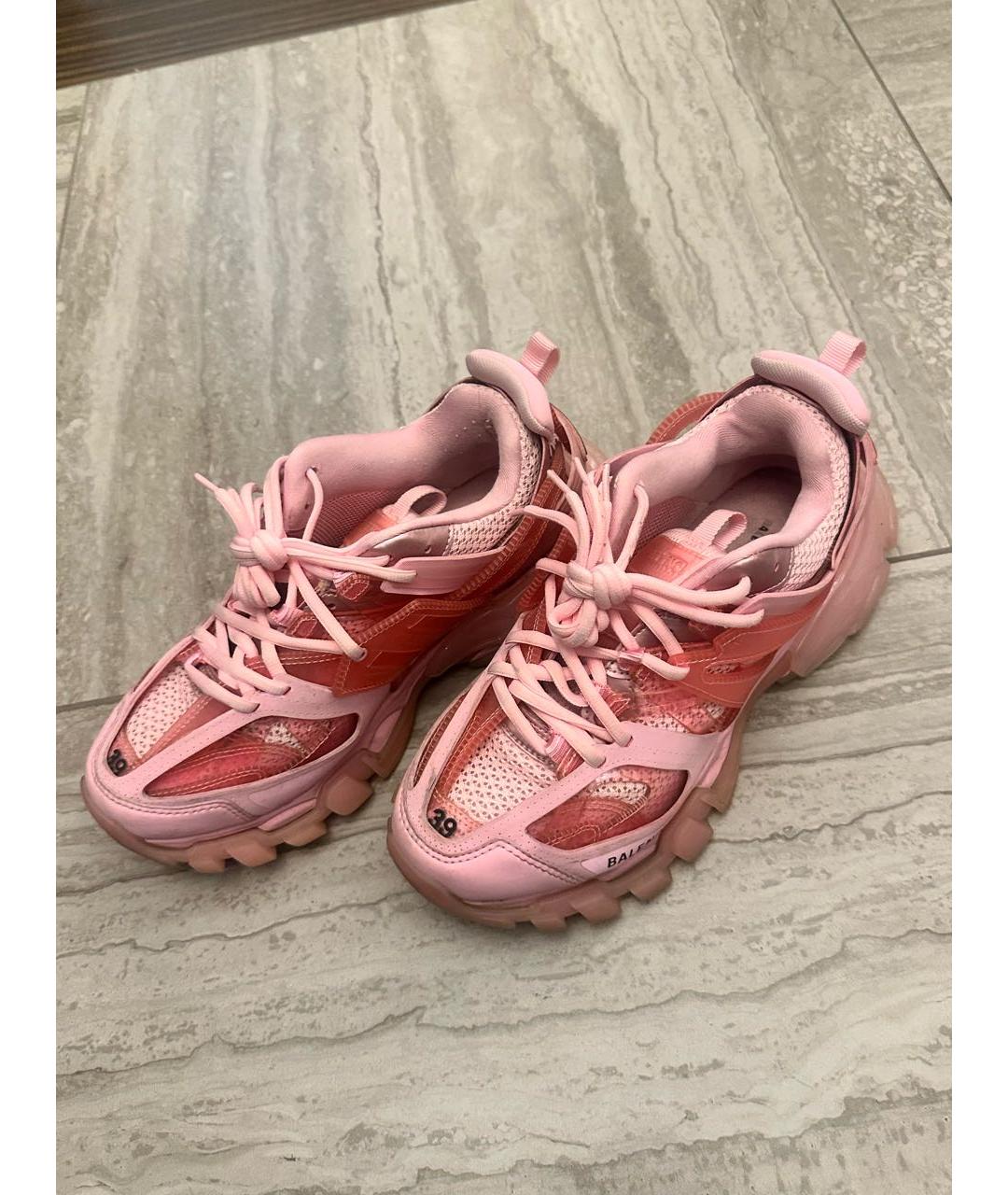 BALENCIAGA Розовые резиновые кроссовки, фото 2