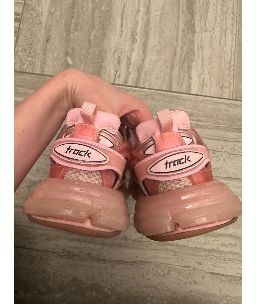 BALENCIAGA Розовые резиновые кроссовки, фото 4