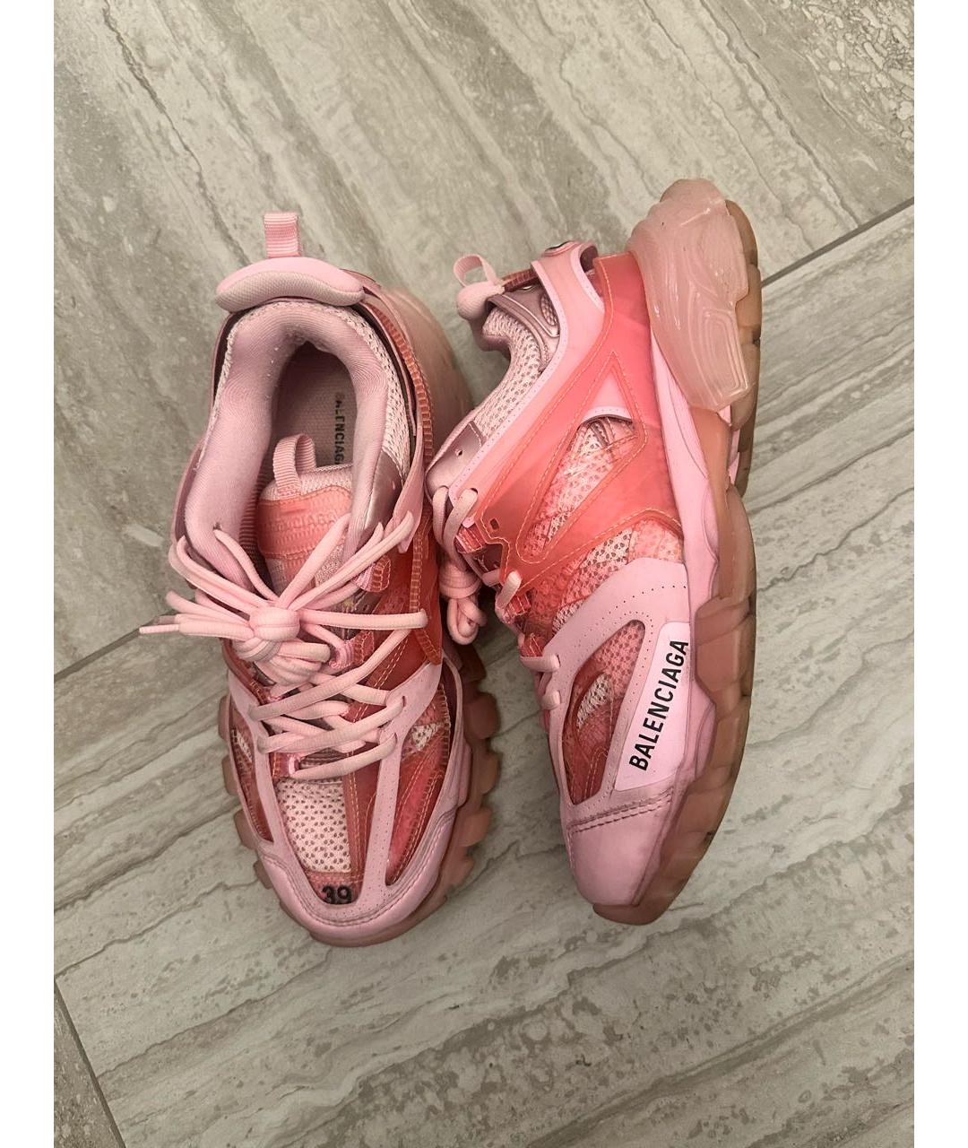 BALENCIAGA Розовые резиновые кроссовки, фото 7