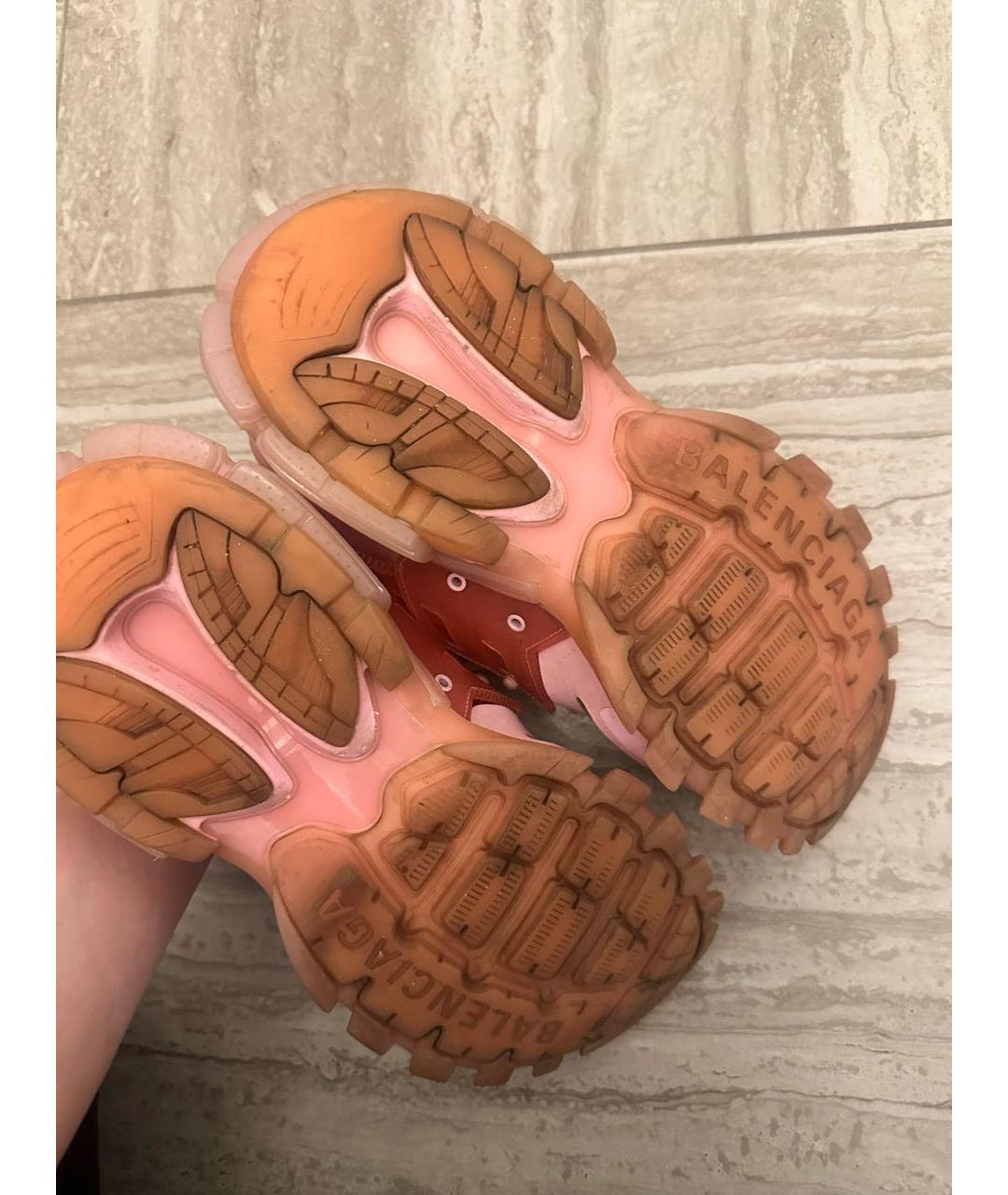 BALENCIAGA Розовые резиновые кроссовки, фото 5