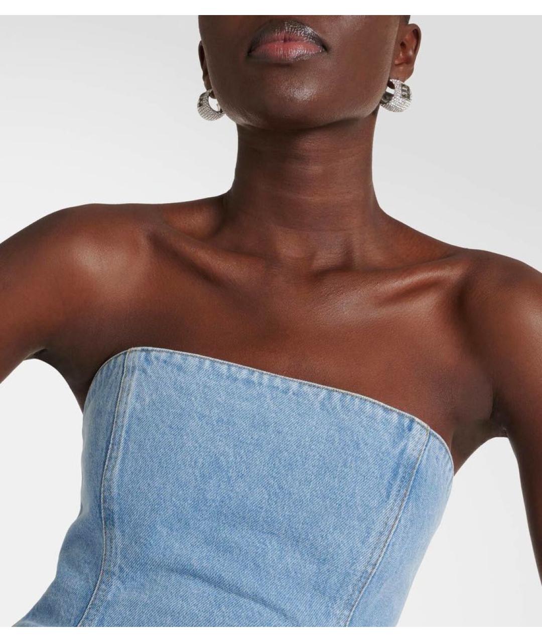 MAGDA BUTRYM Голубой деним корсет, фото 2