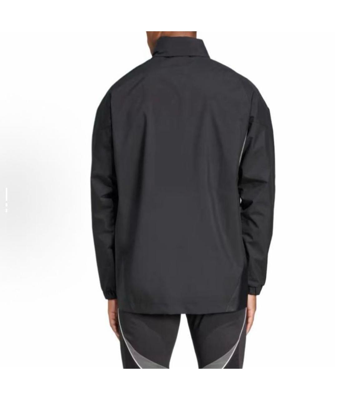 ADIDAS Черная полиэстеровая куртка, фото 3