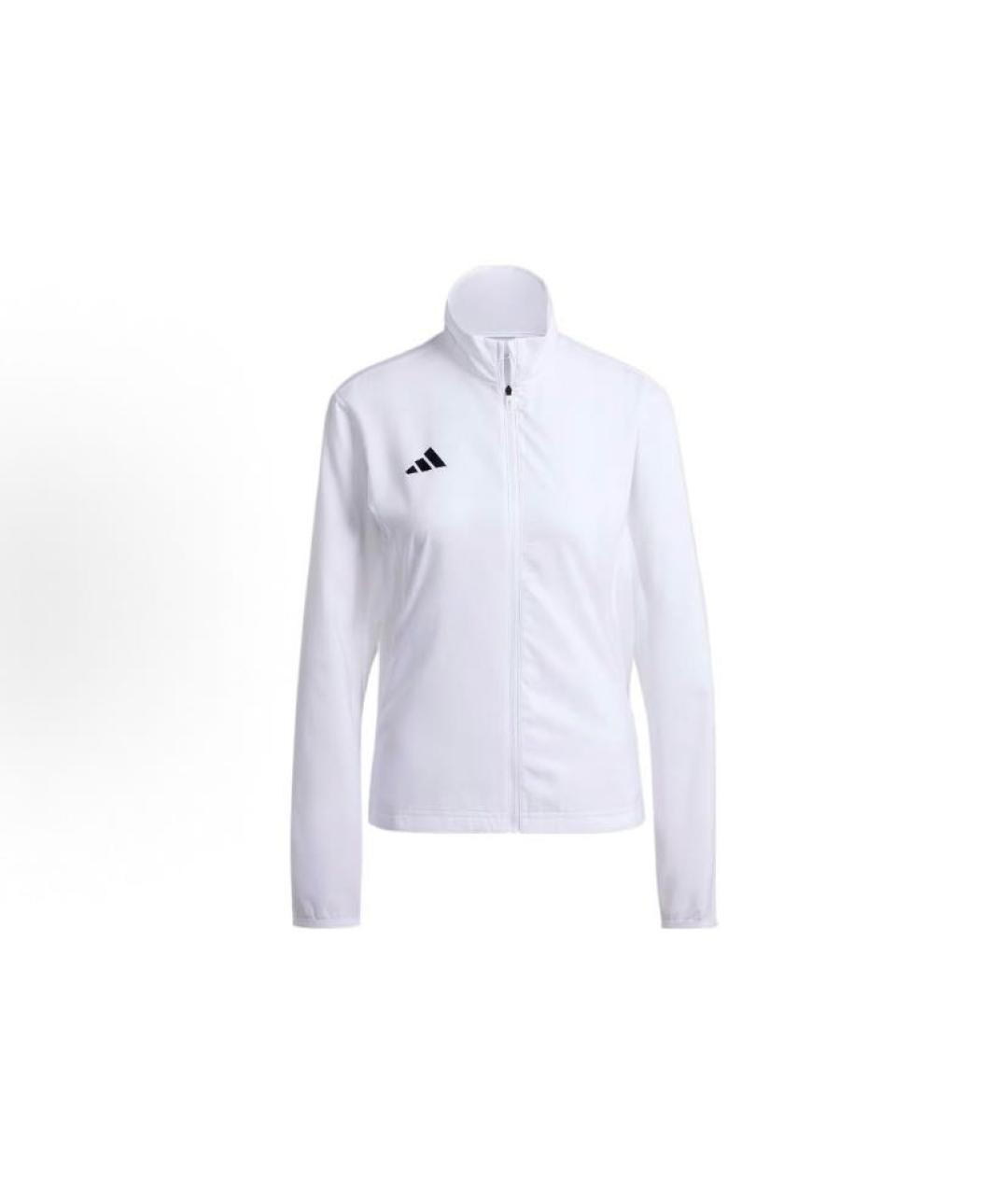 ADIDAS Белая полиэстеровая спортивная куртка, фото 4