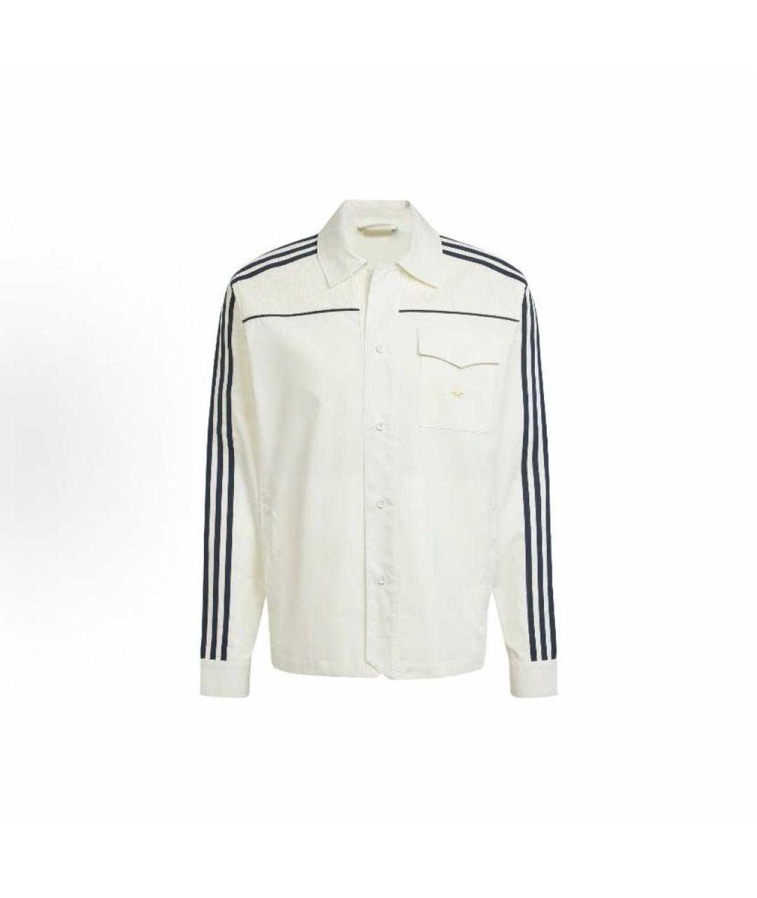 ADIDAS Белая полиэстеровая куртка, фото 5