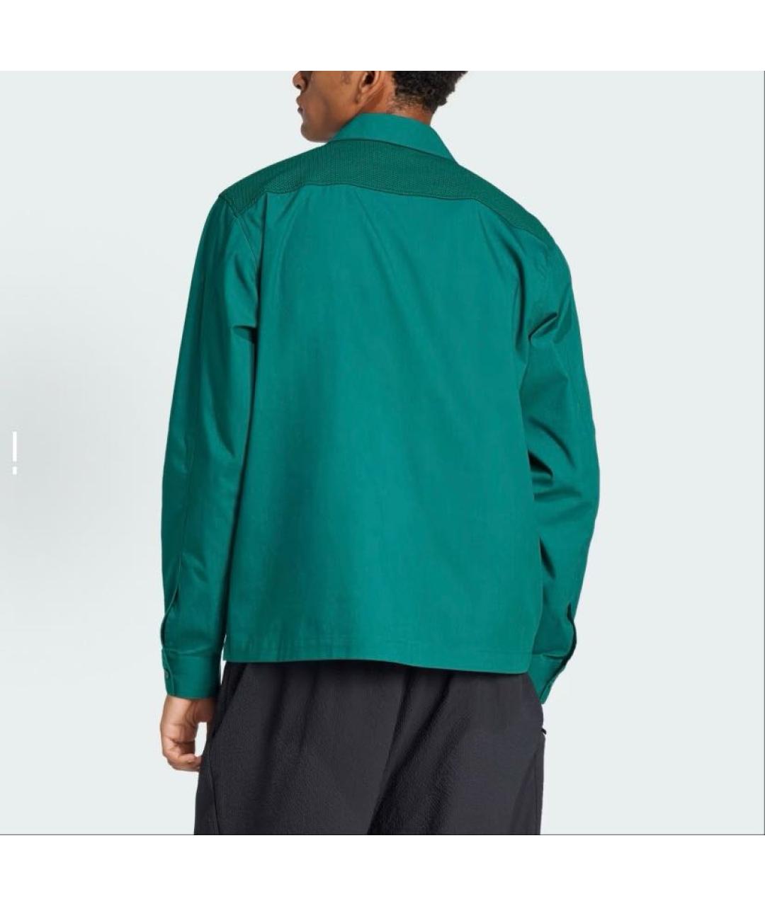 ADIDAS Зеленая полиэстеровая куртка, фото 3