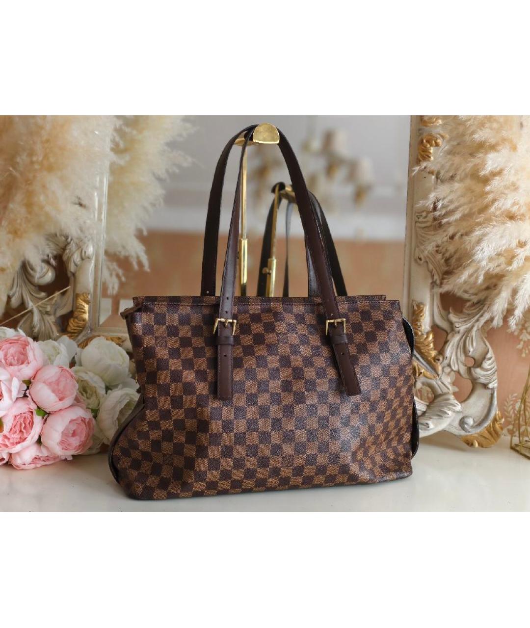 LOUIS VUITTON Коричневая сумка через плечо, фото 2