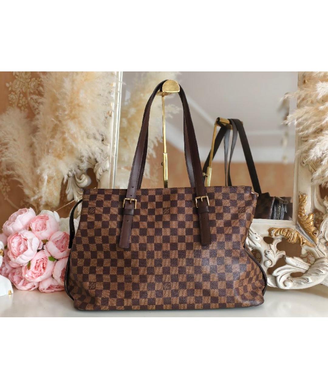 LOUIS VUITTON Коричневая сумка через плечо, фото 9