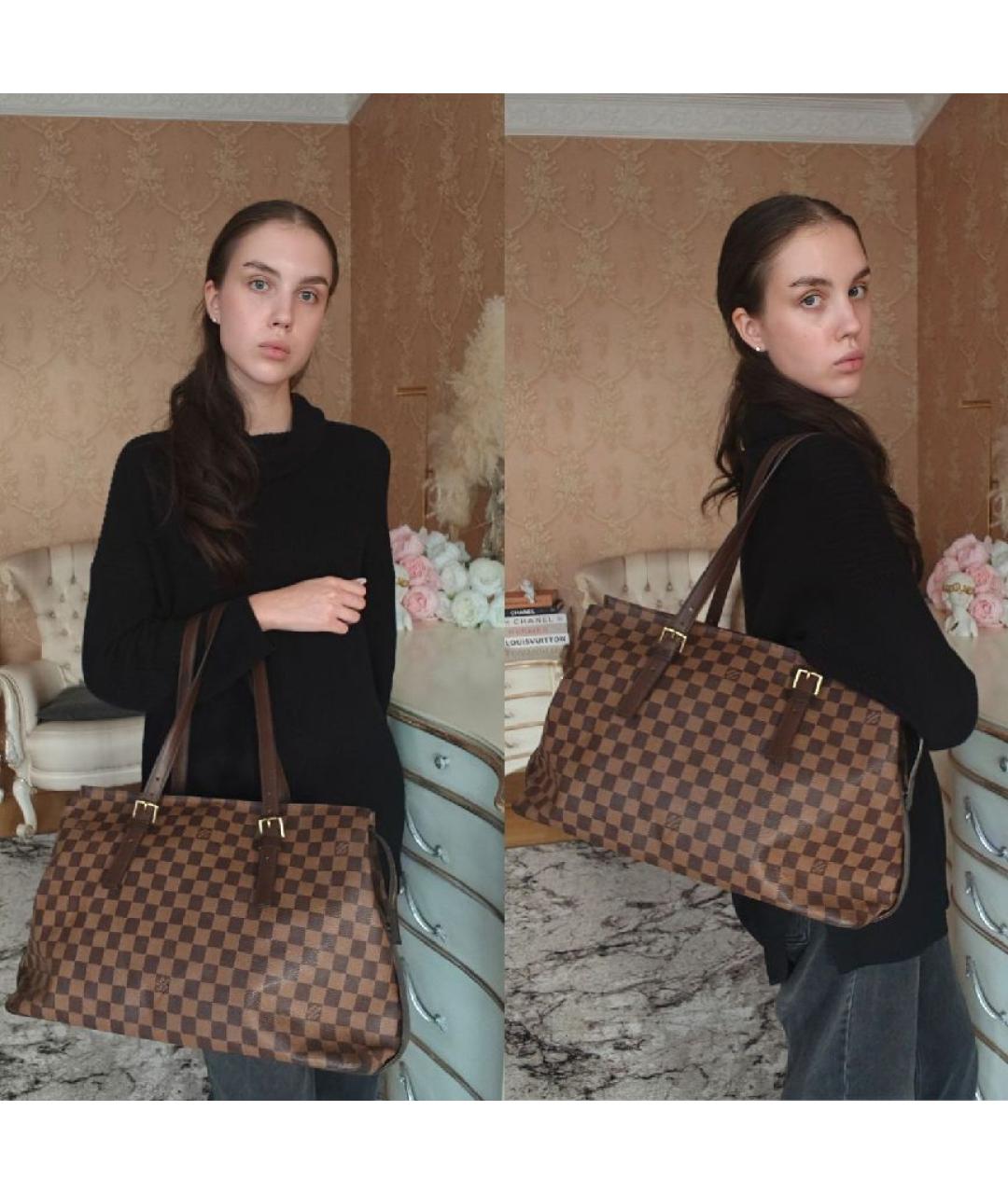 LOUIS VUITTON Коричневая сумка через плечо, фото 4