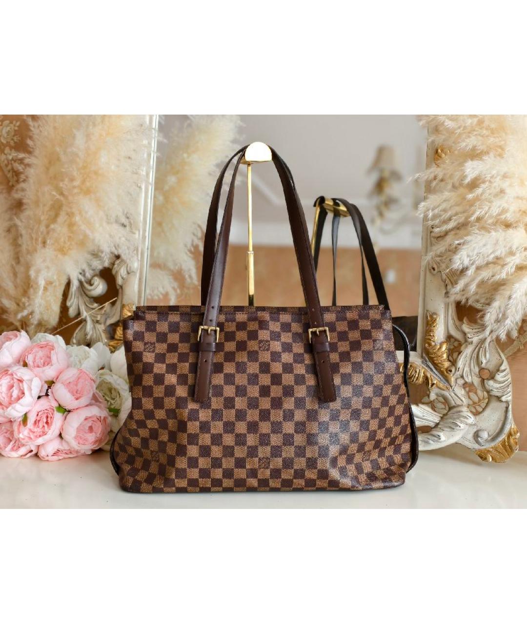 LOUIS VUITTON Коричневая сумка через плечо, фото 3