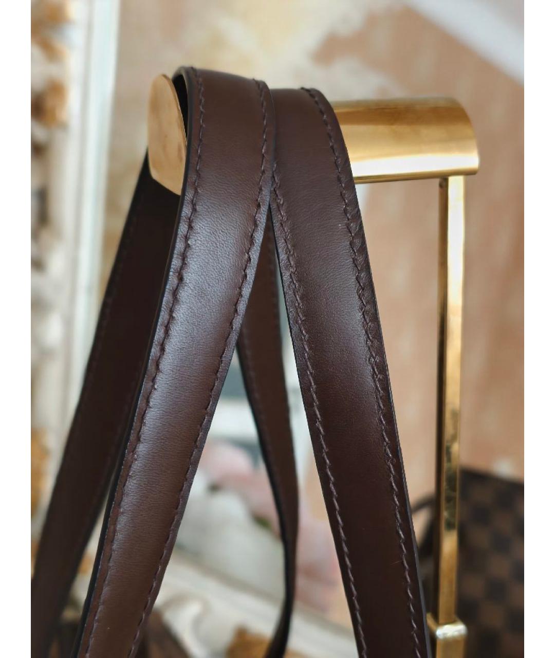 LOUIS VUITTON Коричневая сумка через плечо, фото 8