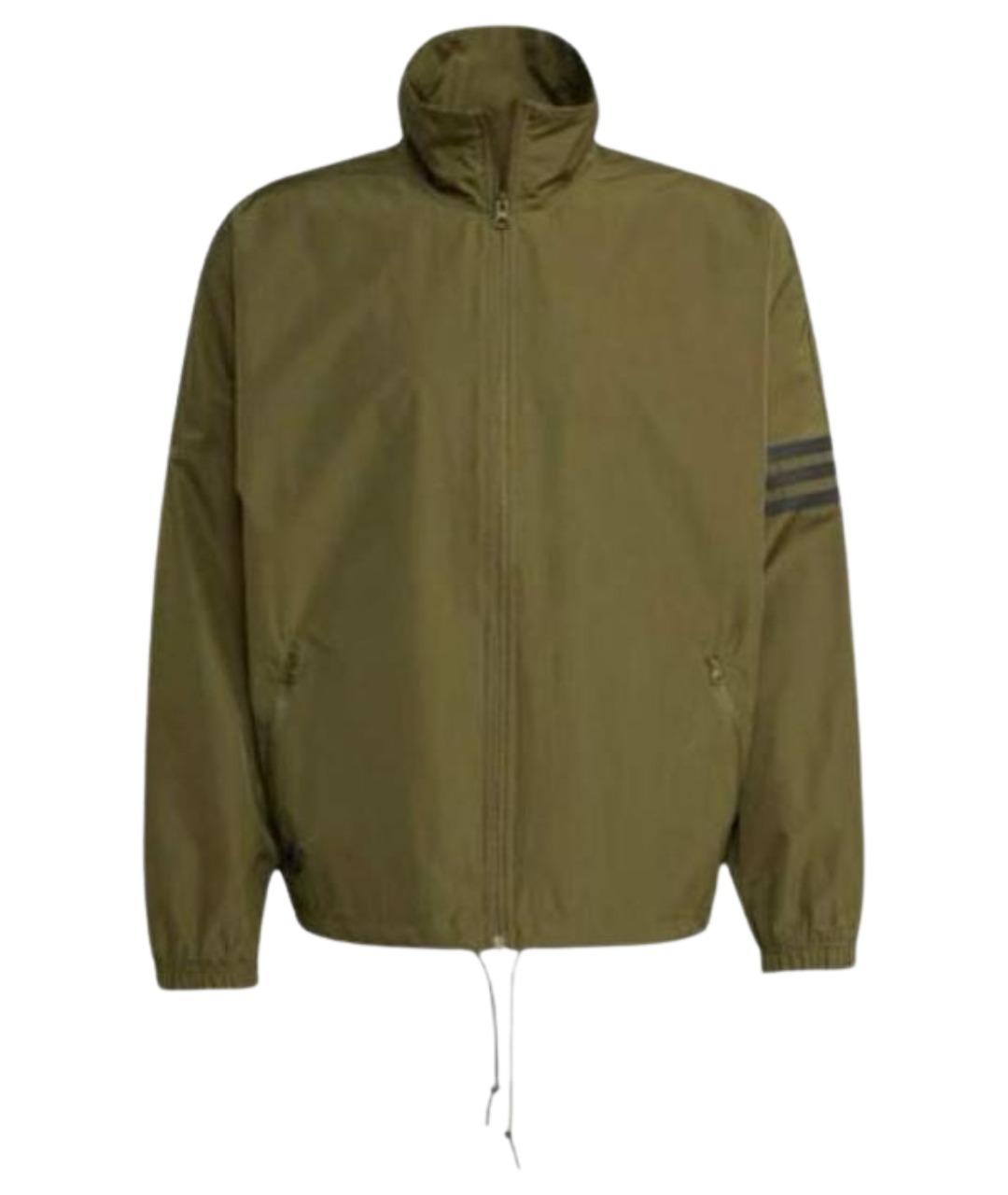 ADIDAS Хаки полиэстеровая куртка, фото 1