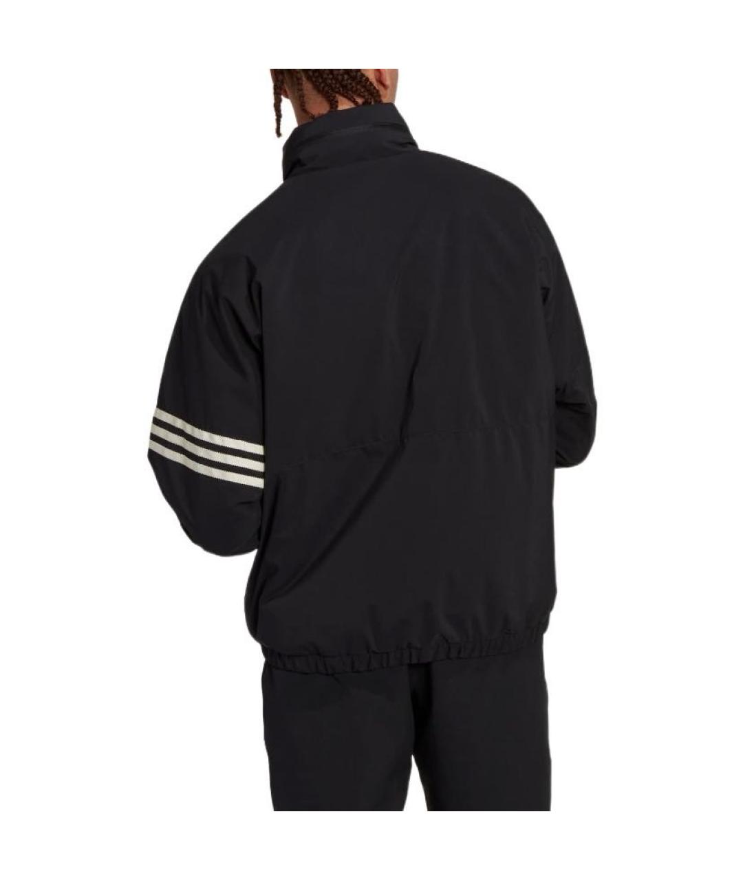 ADIDAS Черная полиэстеровая куртка, фото 6