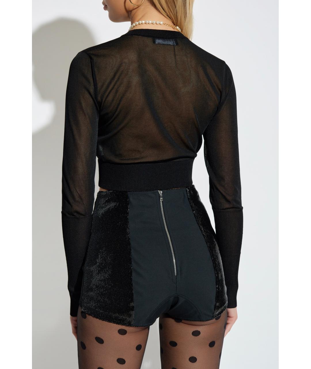DOLCE&GABBANA Черный джемпер / свитер, фото 4