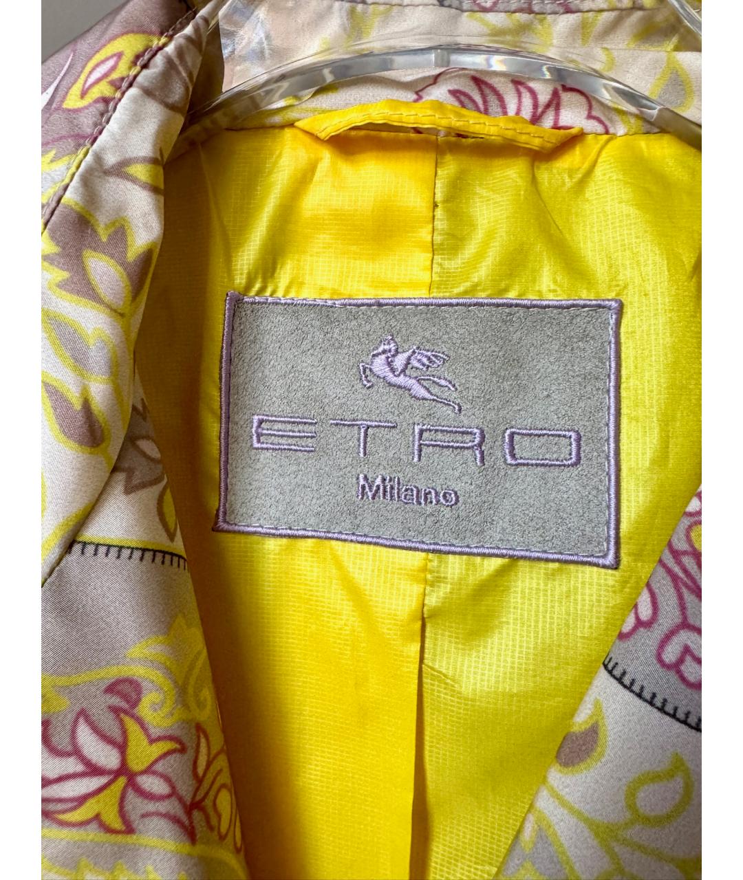 ETRO Бежевый тренч/плащ, фото 6