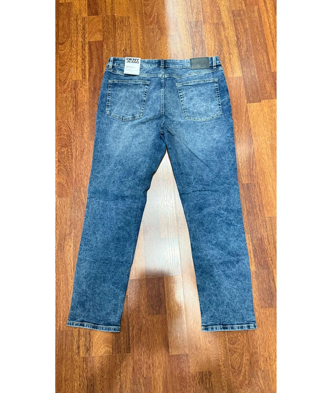 DKNY Синие хлопковые джинсы скинни, фото 2