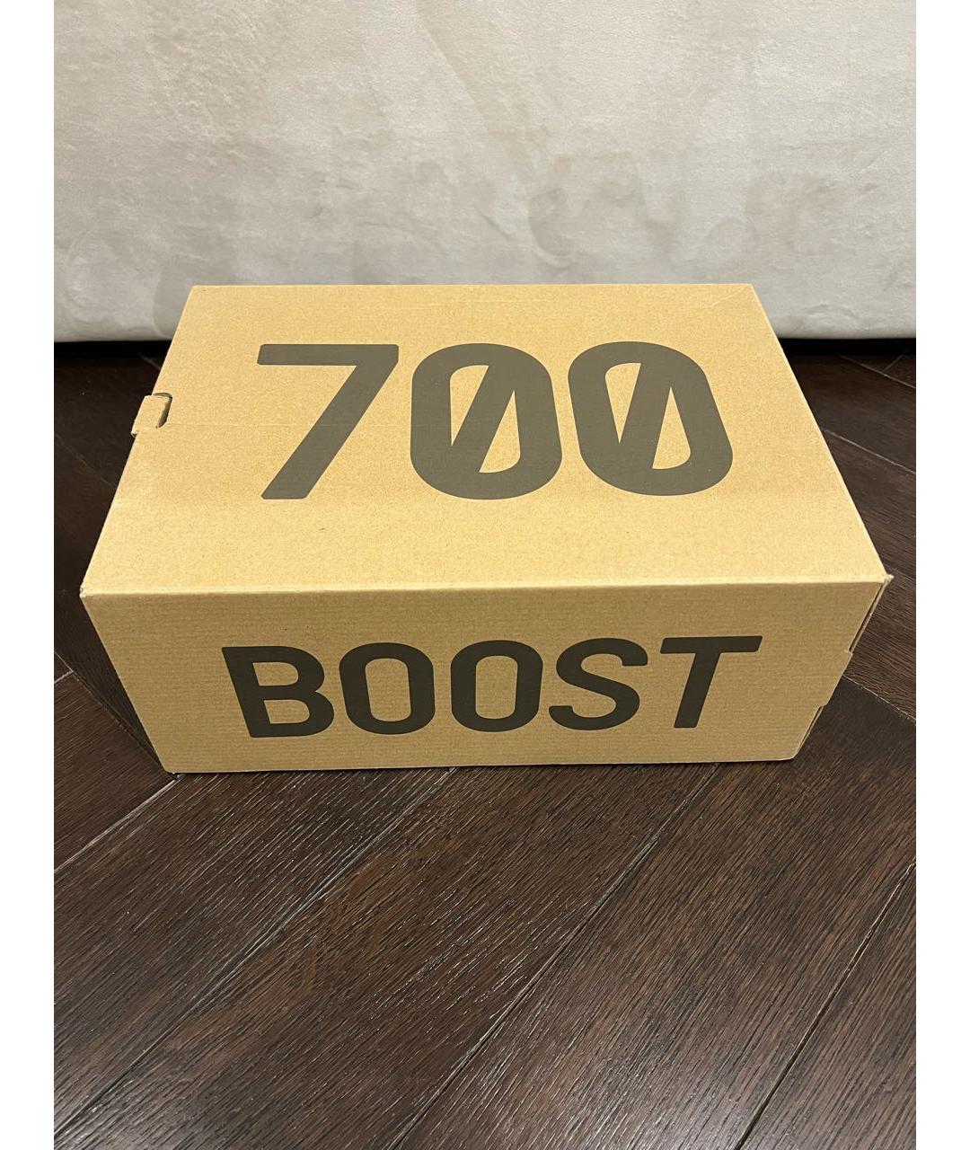 ADIDAS YEEZY Зеленые неопреновые низкие кроссовки / кеды, фото 6