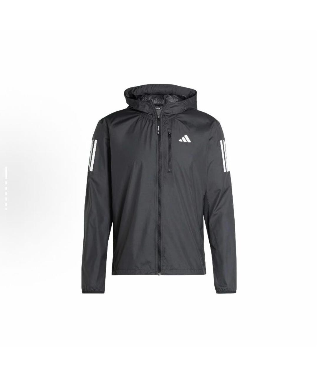 ADIDAS Черная полиэстеровая спортивная куртка, фото 7
