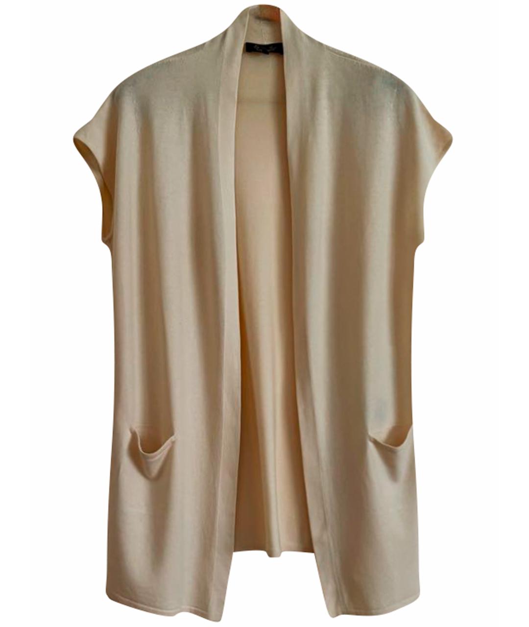 LORO PIANA Бежевая кашемировая жилетка, фото 1