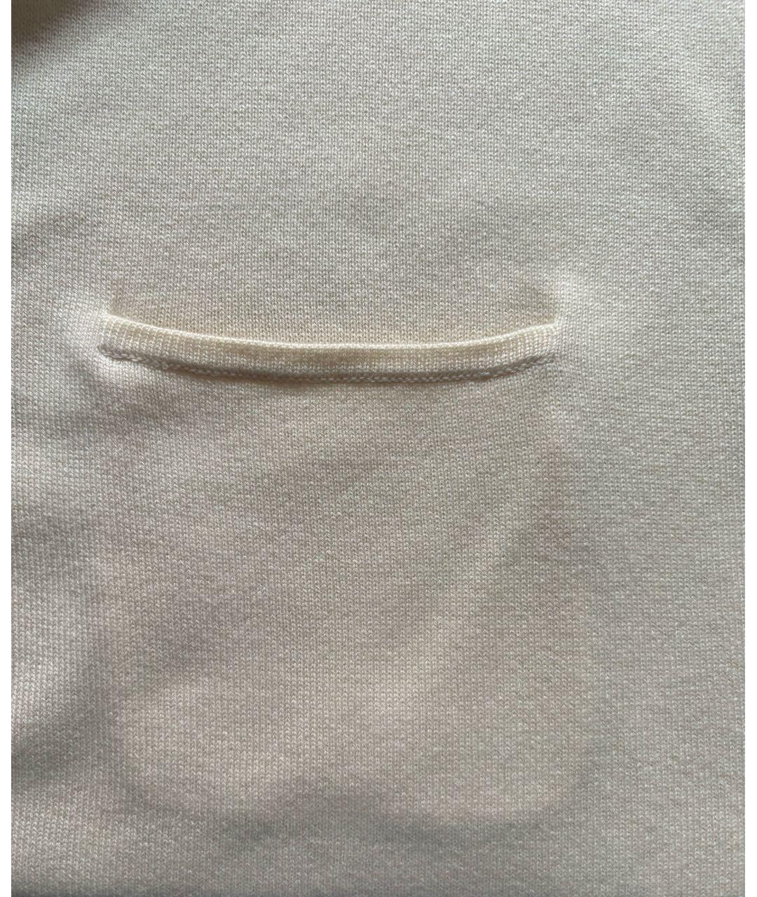 LORO PIANA Бежевая кашемировая жилетка, фото 4