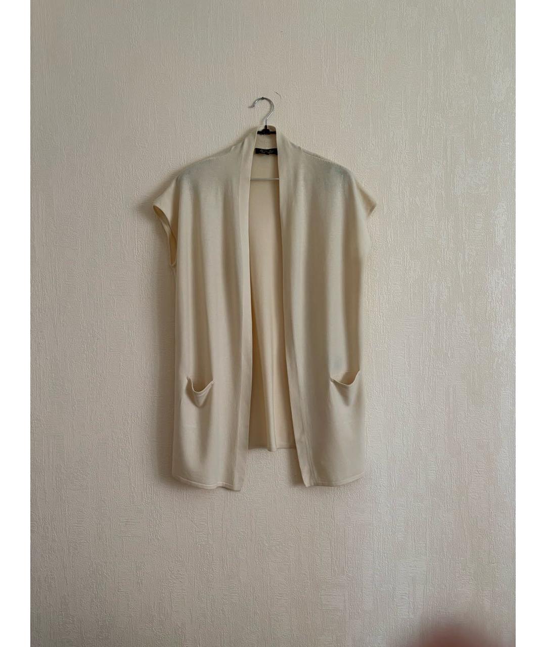 LORO PIANA Бежевая кашемировая жилетка, фото 5