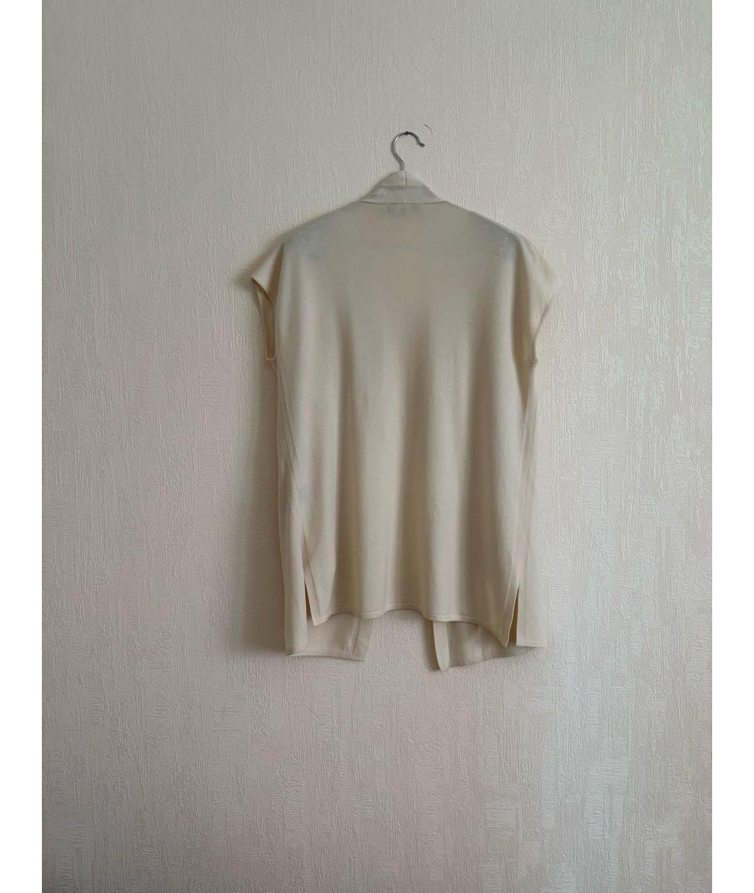 LORO PIANA Бежевая кашемировая жилетка, фото 2